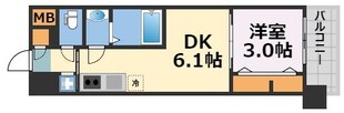 Dimora難波の物件間取画像